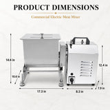 Hakka electric meat mixer dimensions.