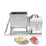 Hakka 22.5L 45 lb open meat mixer