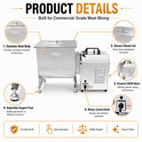 Hakka 22.5L 45 lb mixer features