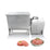 Front view of the Hakka 30L 60 lb commercial electric meat mixer with stainless steel body