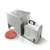 Main view of the Hakka 37.5L 85 lb stainless steel electric meat mixer with high-power motor