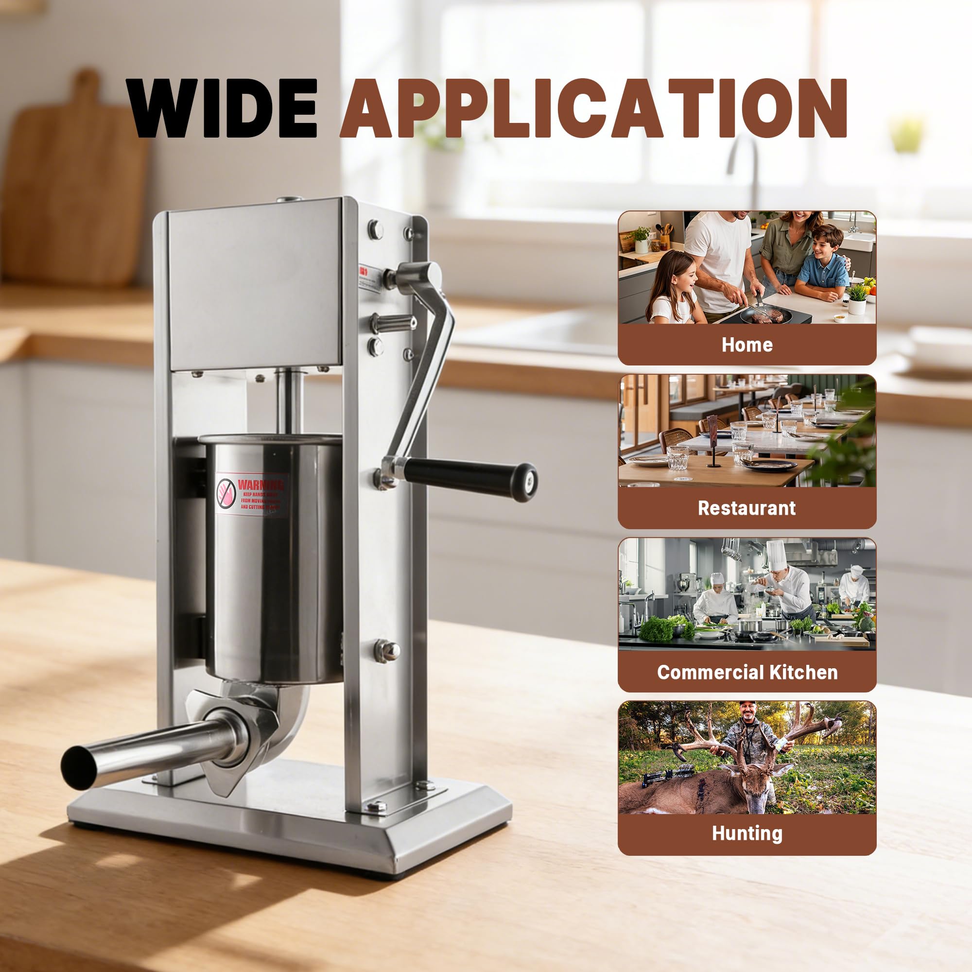 調理器具 Insaccatrice Sausage Filler 20300 KG. 3 MINNIE classic horizontal sausage stuffer – 3 liter – Tre Spade