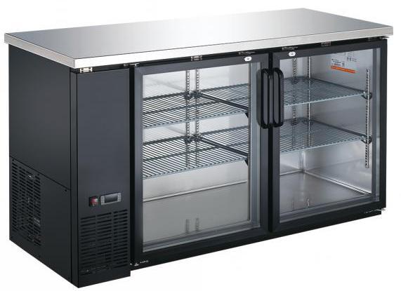 Carina 446L 24” Depth Glass Door Back Bar Cooler, Refrigerator Temp: 0.5 ~ 5 ℃