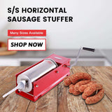 Hakka 11 Lbs(5liter) Sausage Stuffer 2 Speed Steel Horzontal Sausage Stuffer Maker