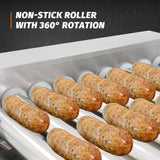 EasyRose Commercial Hot Dog Roller Grill with 11 Rollers