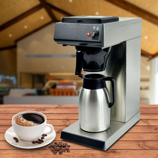 EASYROSE 10 Cups Coffee Maker One-Touch Brewing Thermal Carafe Maker Single  Pot, ETL Listed