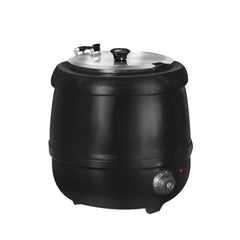 Hakka Soup Warmer Commercial 10L Electric Soup Kettle With Hinged Lid Hakka Brothers Corp