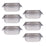 Clivia 1/2 Size 6-Pack Hotel Pans Half Size Steam Table Pan 4" Deep Commercial Hotel Pan Stainless Steel Pan for Party, Restaurant, Hotel