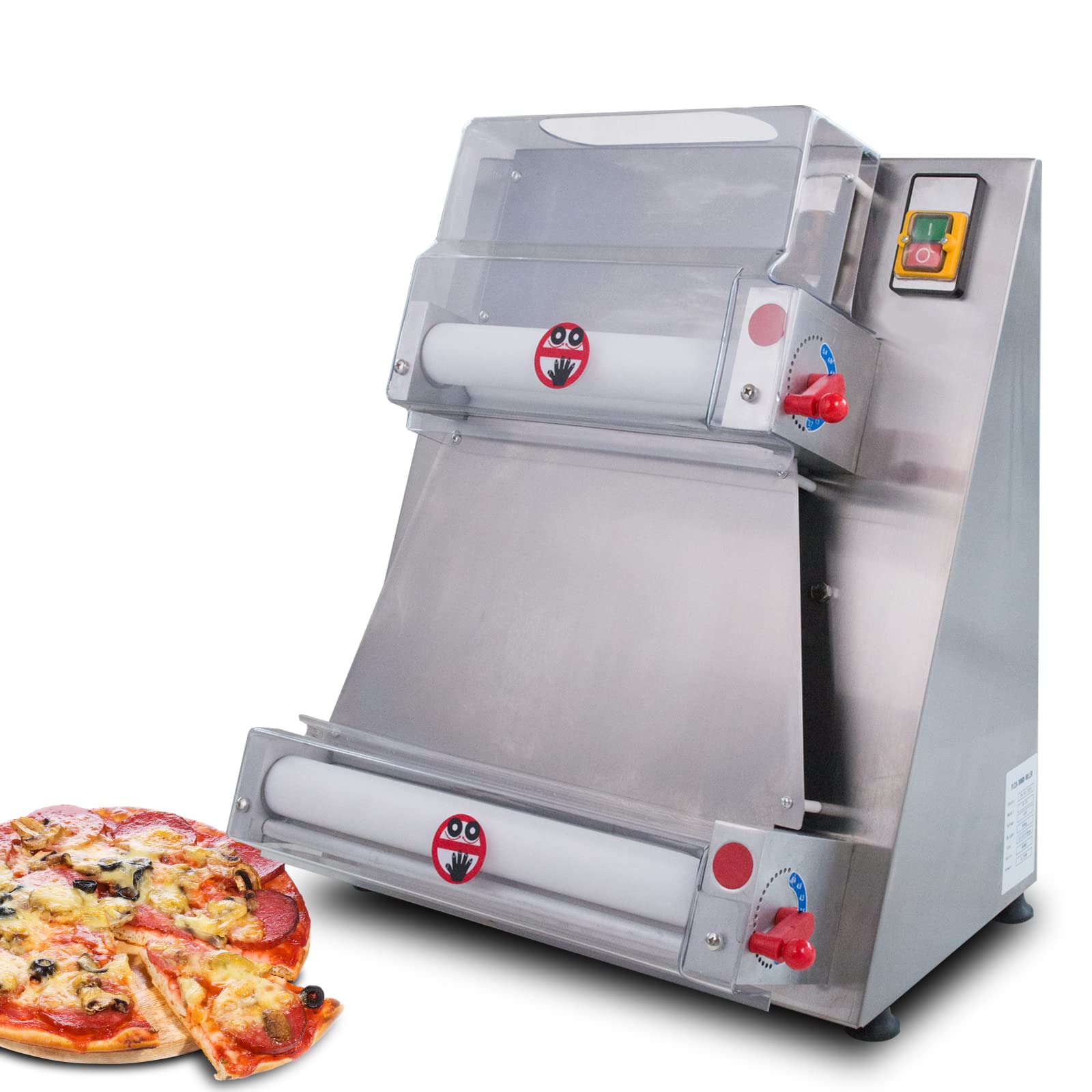 Hakka Electric Dough Sheeter Machine 370W Max 12 Pizza Dough Roller S –  Hakka Brothers Corp