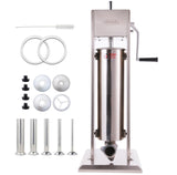 Hakka 7L/15LB Sausage Stuffer with Spanish Churro  Meat Filler Maker Machine