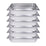 Clivia Hotel Pans Full Size 4inch Deep 1/1 Stainless Steel Steam Table Pans 6Pack