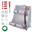 Hakka Electric Dough Sheeter Machine 370W Max 15" Pizza Dough Roller Sheeter, Automatic Commercial Pizza Dough Press Machine, Noodle Bread Pasta Maker