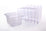Clivia 6-Pack Food Pan 1/6 Size Clear Polycarbonate Food Pans 4" Deep Commercial Hotel Pans for Party, Restaurant, Hotel