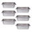 Clivia 6-Pack Hotel Pans Steam Table Pan 1/3 Size Hotel Pan 4" Deep Stainless Steel Pan for Party, Restaurant, Hotel