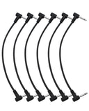 12Inch - Pedal, Effects, Patch, Instrument Cable Best for Instrument Effects and Pedal Boards -6-Pack (12 inchs)
