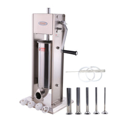 Hakka 11 Lb/5 L Stainless Sausage Stuffer 2 Speed  Vertical Sausage Maker(Official Refurbishment)