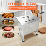 Hakka 60-Pound/40-Liter capacity Tank Stainless Steel Manual Meat Mixer (Mixing Maximum 60-Pound for Meat)