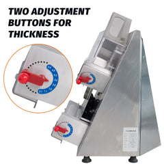 Hakka Electric Dough Sheeter Machine 370W Max 12" Pizza Dough Roller Sheeter, Automatic Commercial Pizza Dough Press Machine, Noodle Bread Pasta Maker