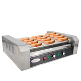 EasyRose Commercial Hot Dog Roller Grill with 5 Rollers