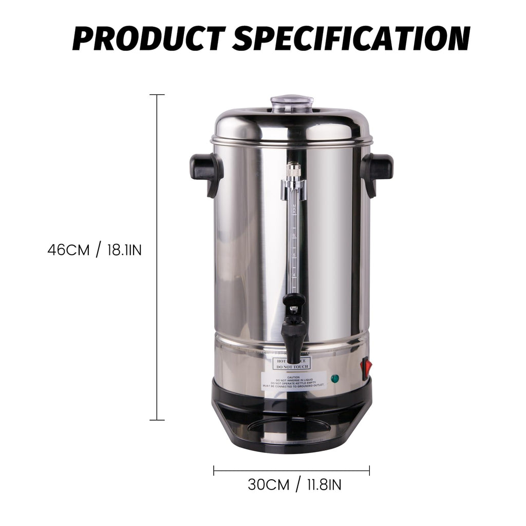 RAAMKA Coffee Percolator Commercial Coffee Urn Stainless