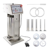 Hakka Commercial 30LB Stainless Steel Electric Sausage Stuffer and Vertical Sausage Maker