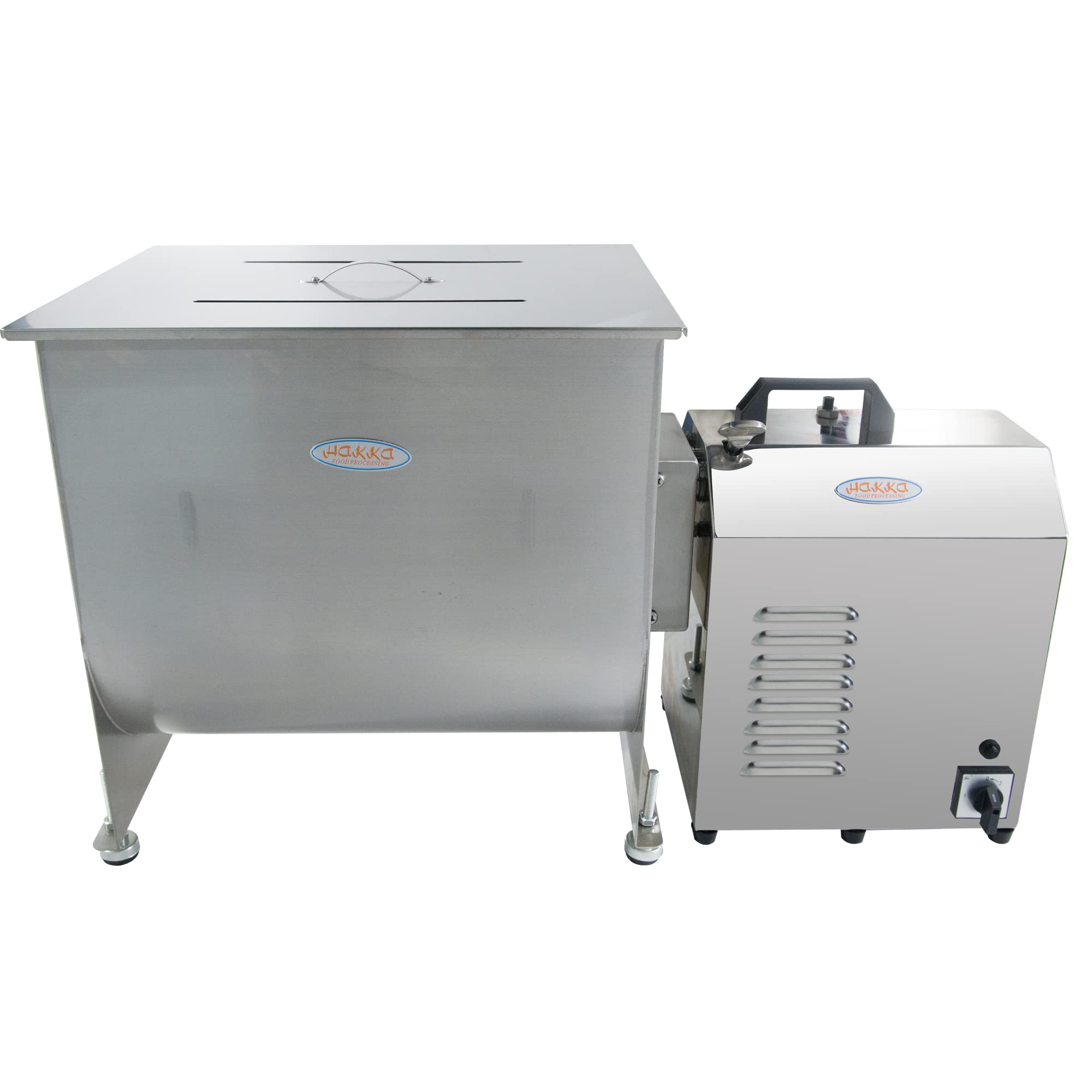 Hakka Electric 120-Pound/60-Liter Capacity Tank Stainless Steel Meat Mixers (Mixing Maximum 90-Pound for Meat)