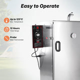 Hakka 8 Rack Digital Electric Smoker Grill 8 Layer Stainless Steel Outdoor Commercial BBQ Smoker