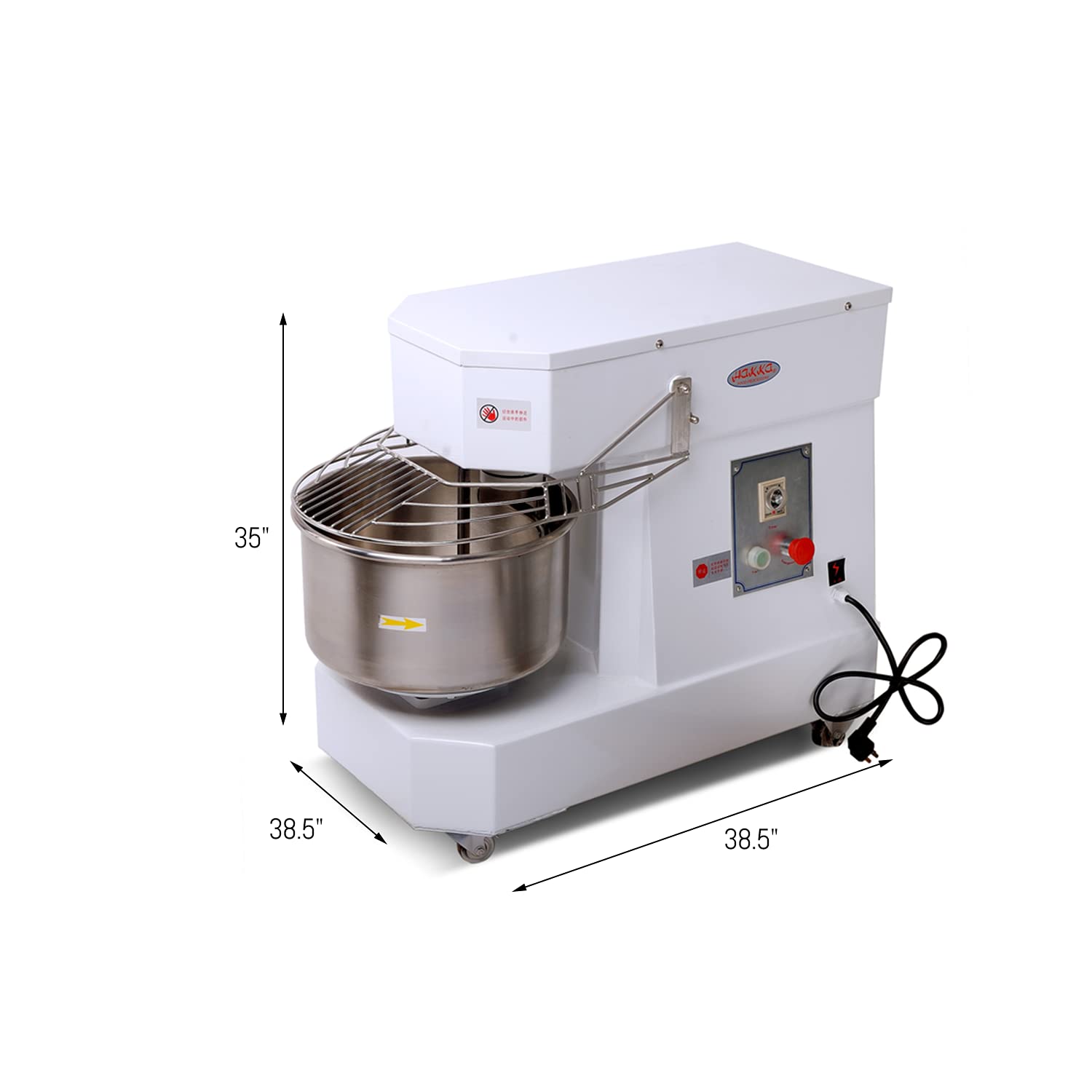 8 kg Spiral mixer machine & Dough mixer demo video for bakery 