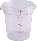 Clivia 5 Pack 4Qt Food Storage Containers With Lids Airtight,Storing Grains With Marks To Measure Food,Store Sugar Rice And flour/Clear