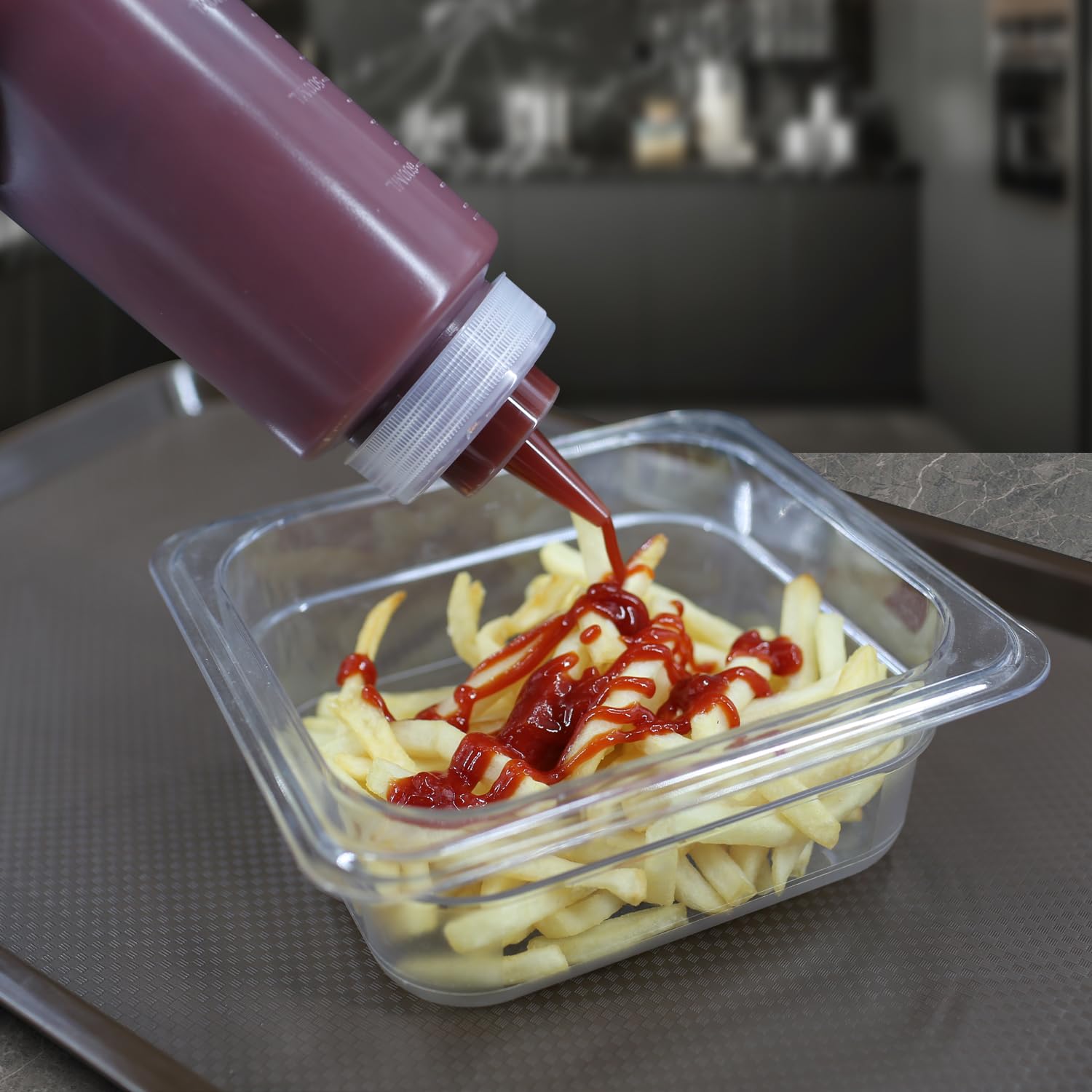 Bottiglie Squeeze Per Cucina E Arte - Set 12 Pezzi Con Ugelli - Foto 11