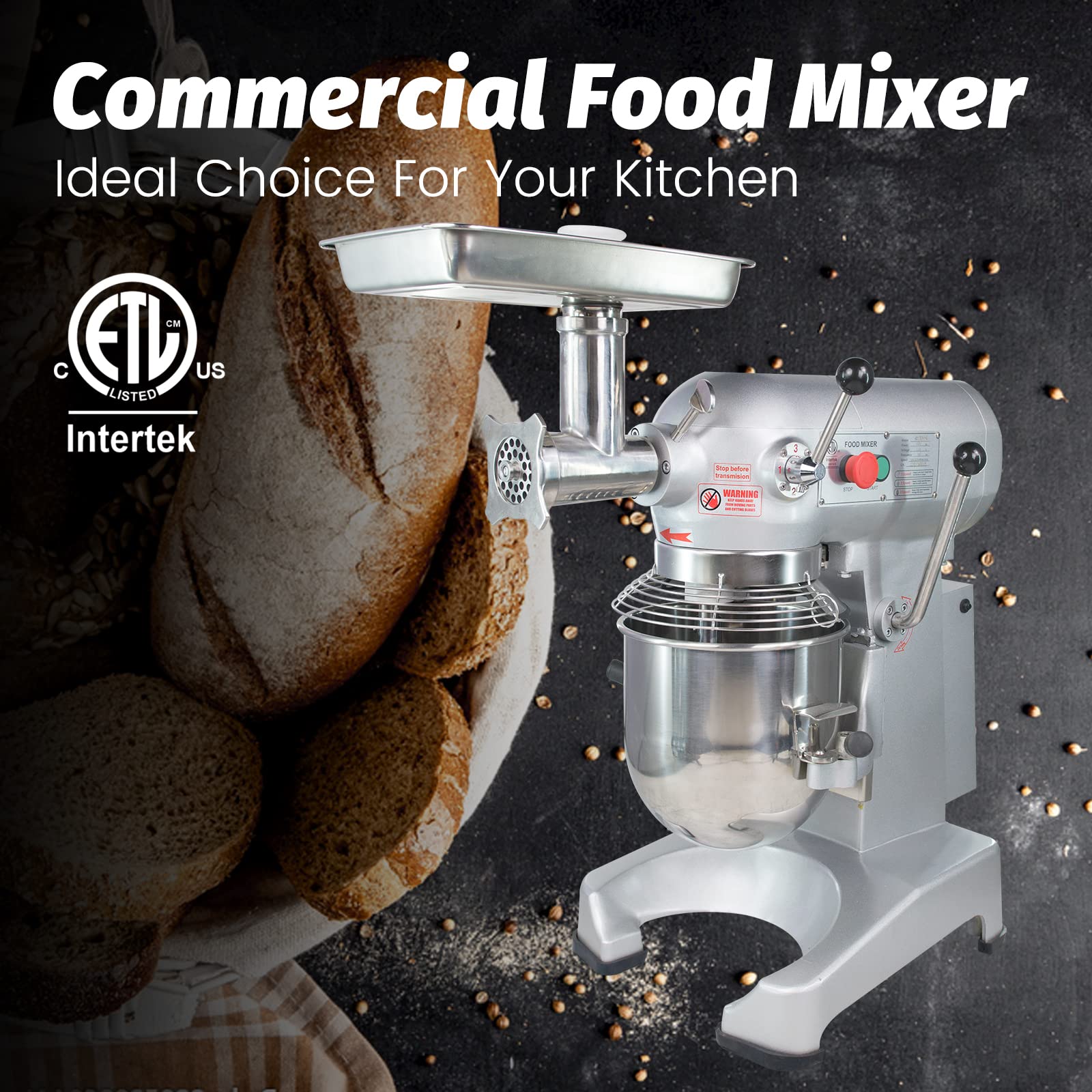 SNDOAS Kompakt Küchenmaschine 1100W, Küchenmaschine Multifunktions,11  Funktionen Food Chopper Prozessor
