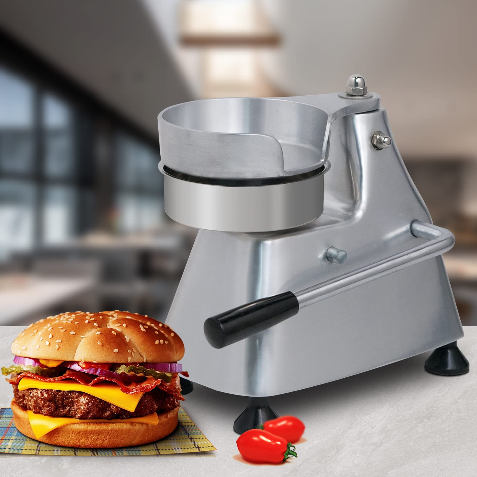 Comburger Machine Hakka Commercial Burger Press 3 in 1 Heavy Duty Hamburger Press, Hambu ...