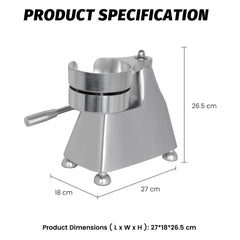 Hakka Commercial Burger Press 3 in 1 Heavy Duty Hamburger Press, Hamburger Patty Maker, with Three Size Trays 4"/5"/6", Includes 1200 Pcs Patty Papers