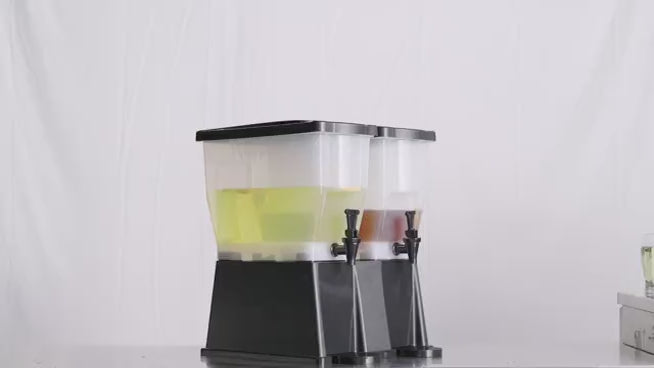 Hakka Brothers Juice Dispenser 7 Gallon Beverage Dispenser Iced Tea Punch