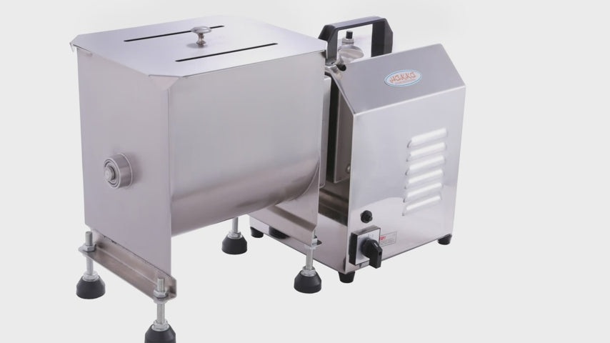 Hakka Electric Meat Mixer 85lbs Capacity Tank Gear Driven Stainless Steel Mixer