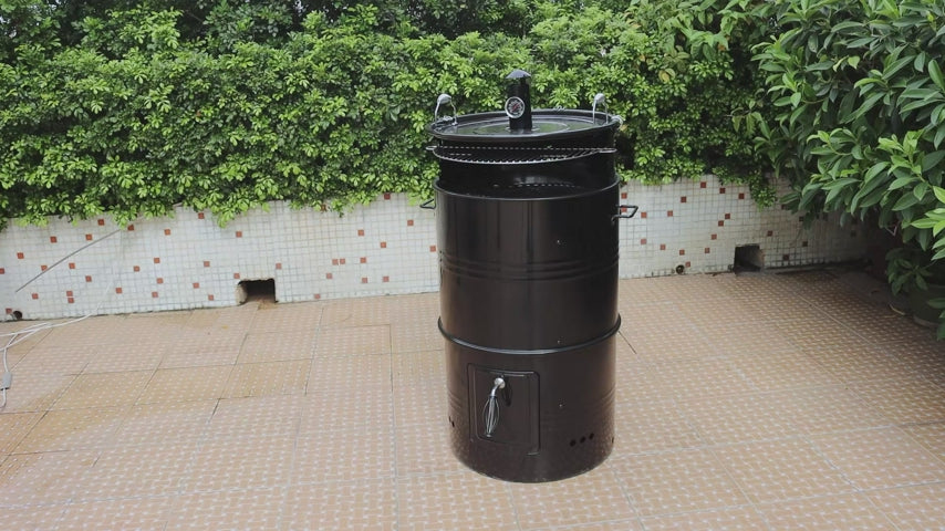 Hakka 16-Inch Multi-Function Barbecue and Charcoal Smoker Grill