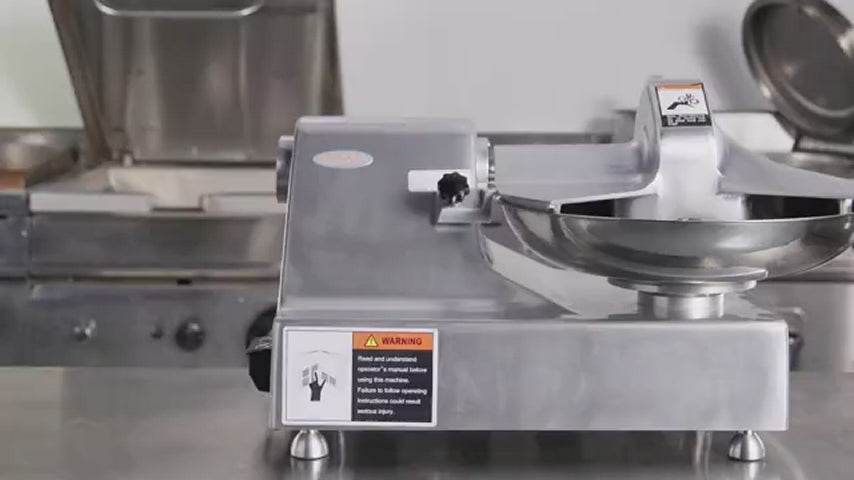 Hakka Commercial 10L Multifunction Meat Bowl Cutter Mixer and Buffalo Chopper Food Processor