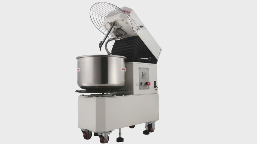 Hakka Electric Dough Mixer 30Qt Stand Machine 2 Speed Spiral Pizza Bakery Blender