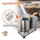 Hakka Commercial Food Processor 15L Electric Food Chopper 1800W Heavy Duty Vegetable Chopper Perfect for Meat Fruits Grains Ginger Garlic