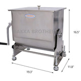 Hakka Electric 30lbs 15L Capacity Tilt Tank Meat Mixer Manual Countertop Machine