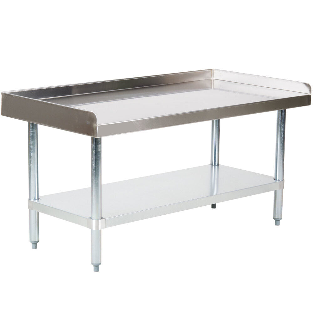 Hakka 24"x48" Commercial Stainless Steel Equipment Stand with Undershelf, NSF Certified