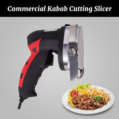 Hakka Electric Kebab Knife 80W BBQ Doner Gyros Knife Gyro Cutter  2 Blades Adjustable Thickness 0-8mm