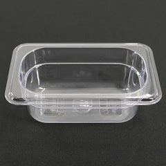 1/9 Size Polycarbonate Gastronorm Pans,176*108*65MM,Clear - Pack of 6