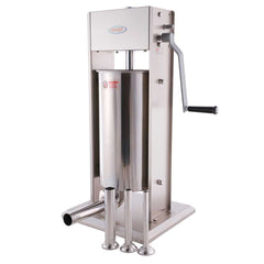 Hakka Sausage Stuffer 2 Speed Stainless Steel Vertical Sausage Maker (32Lb / 15 Liter)(Official Refurbishment)