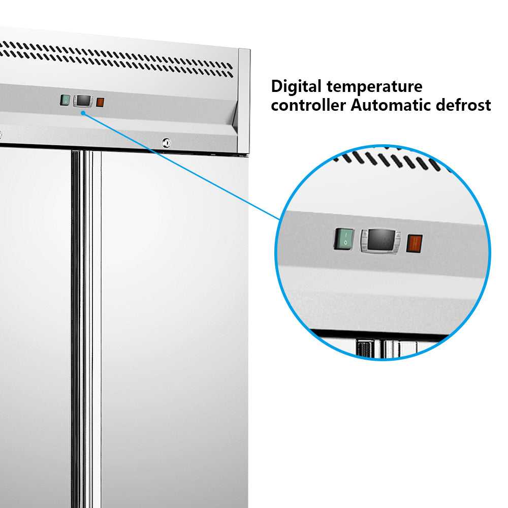 530L Single Door Upright Freezer Commercial Refrigerator Temp : -18 ~-22℃