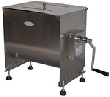 Hakka Stainless Steel Manual Meat Mixers 30Liter /60 Lb Capacity,Fixed Tank,Sausage Mixer Machine