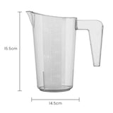 5-Piece Clear Polycarbonate Measuring Cup Set