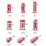 Hakka Sausage Stuffer 2 Speed Stainless Steel Vertical Sausage Maker (32lb / 15 Liter)