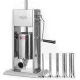 Stainless Steel Vertical Sausage Maker,2 in 1 Sausage Stuffer/Spanish Churro Maker (7LB/3L)