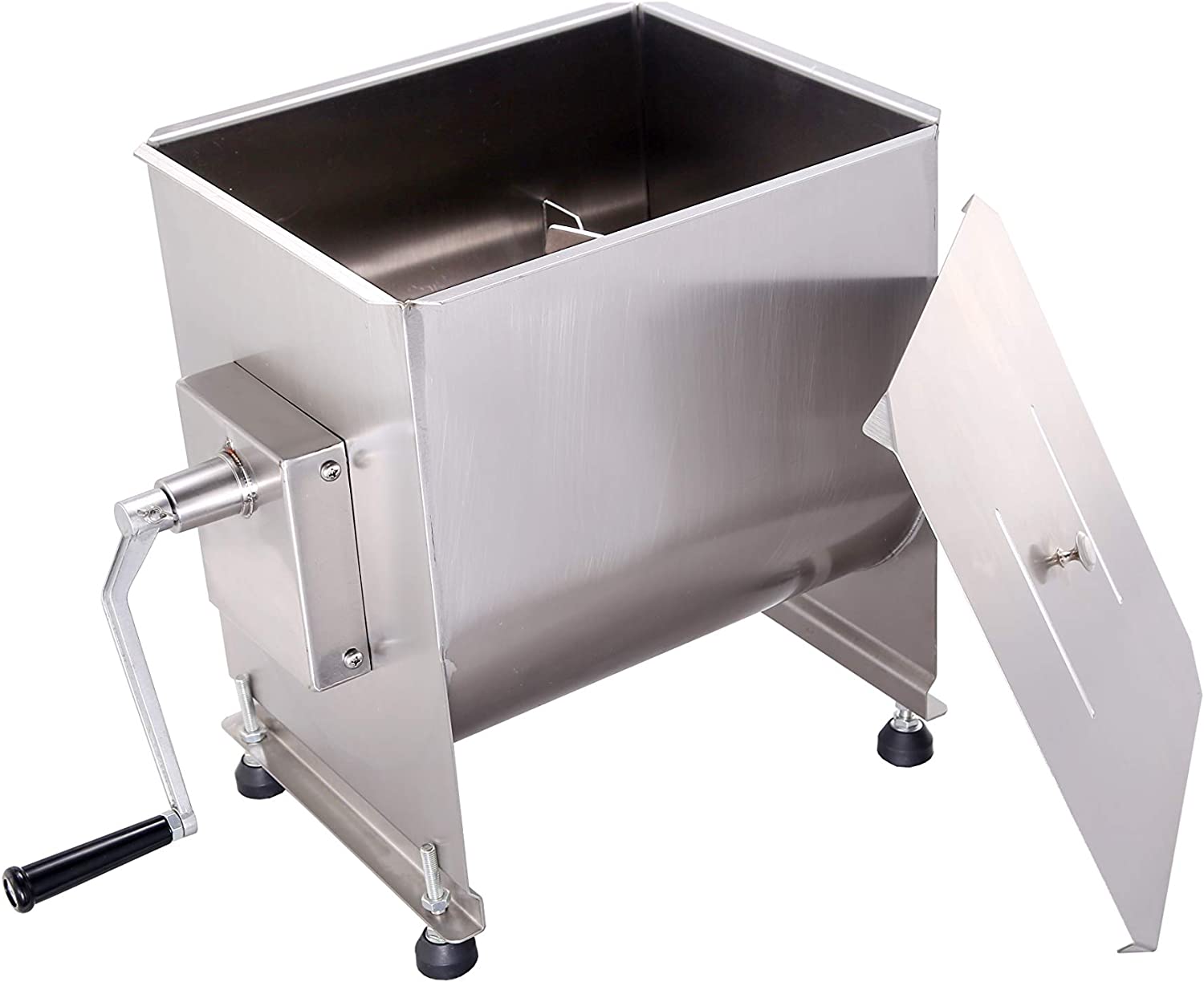 Hakka? 40-Pound capacity Tank Stainless Steel Manual Meat Mixer (Mixing  Maximum 30-Pound for Meat) 